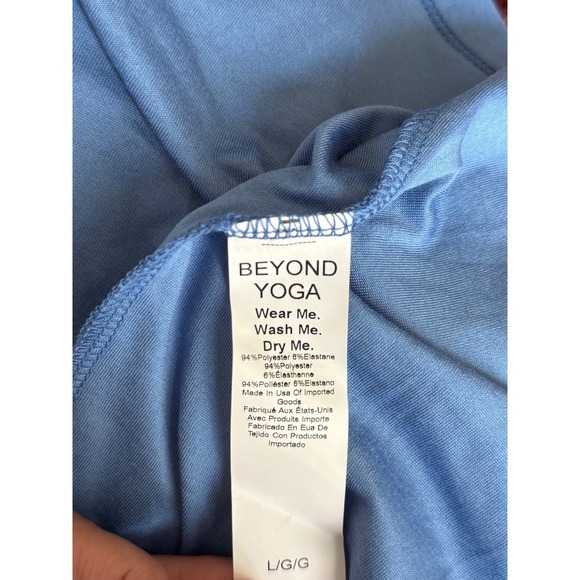 BEYOND YOGA Women's Featherweight Flutter Tank – Size L – Sky Blue – NWT – SOLD - Picture 5 of 6